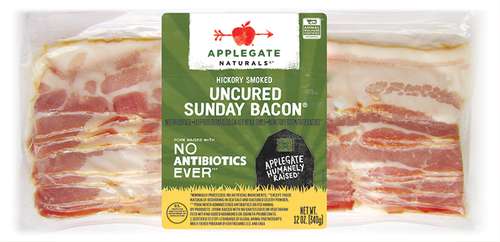 Applegate Naturals Sunday Bacon, 12oz Front